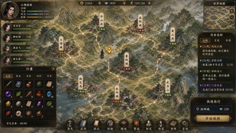 金庸群侠传5爱与死仙狐MOD六周年 操作界面 页面配图 7